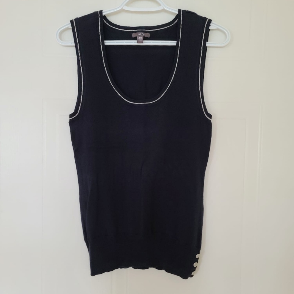Jacob Sweater Vest Dark Blue Small